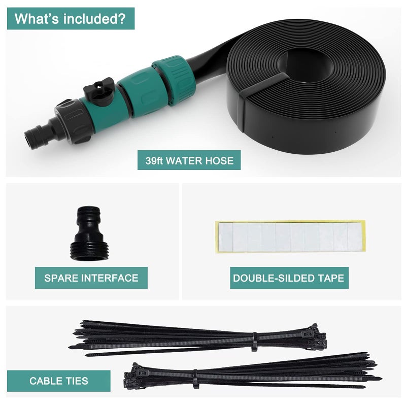 Bobor Trampoline Sprinklers for Kids, Outdoor Trampoline Spary Park Fun Summer Water Toys.(39ft) - Image 4